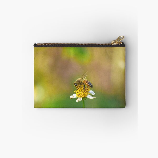 Item preview, Bee Pollinating a Wildflower designed and sold by MercerImages.