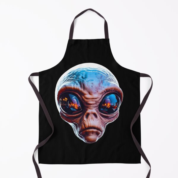 Item preview, Realistic Alien Face Sci Fi Horror Artwork designed and sold by Amanda's Factory.