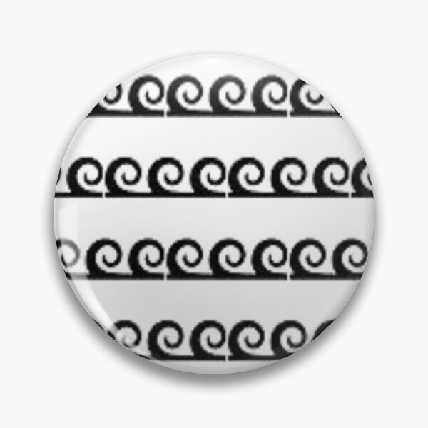 Item preview, Waves Ancient Art Design  designed and sold by 3triadstore.