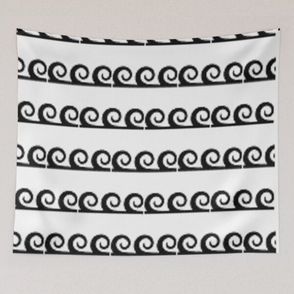 Item preview, Waves Ancient Art Design  designed and sold by 3triadstore.