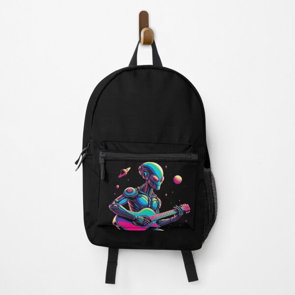 Item preview, futuristic alien playing guitar designed and sold by Dogandesighn.