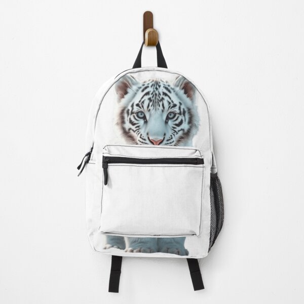 Item preview, Snow Tiger Cub Portrait designed and sold by DreamyPrint1.