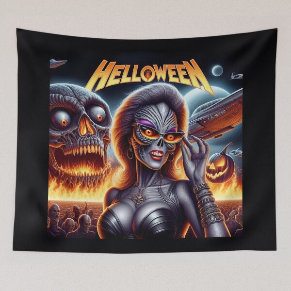 Item preview, Futuristic Alien Skeleton Halloween Apocalypse designed and sold by Voodoo Store Paranormal Collections.