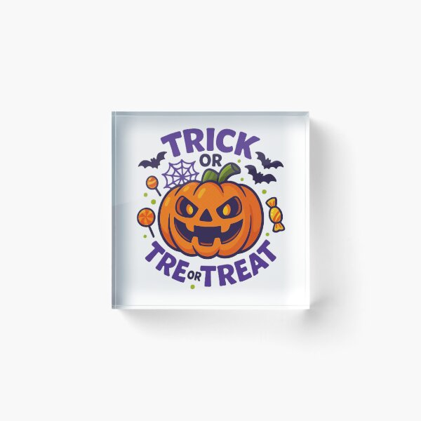 Item preview, Trick or Treat Pumpkin – Cute Halloween Jack-O’-Lantern Design designed and sold by OxiSkor.