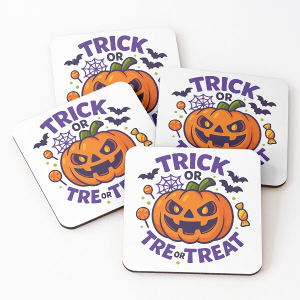 Item preview, Trick or Treat Pumpkin – Cute Halloween Jack-O’-Lantern Design designed and sold by OxiSkor.