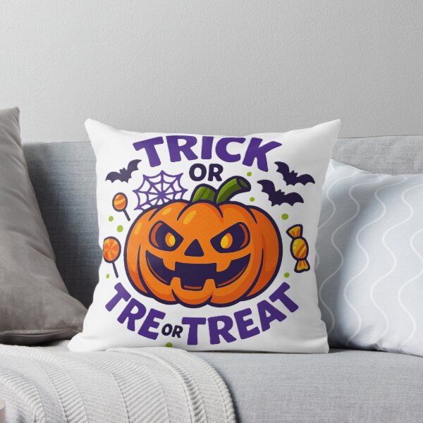 Item preview, Trick or Treat Pumpkin – Cute Halloween Jack-O’-Lantern Design designed and sold by OxiSkor.