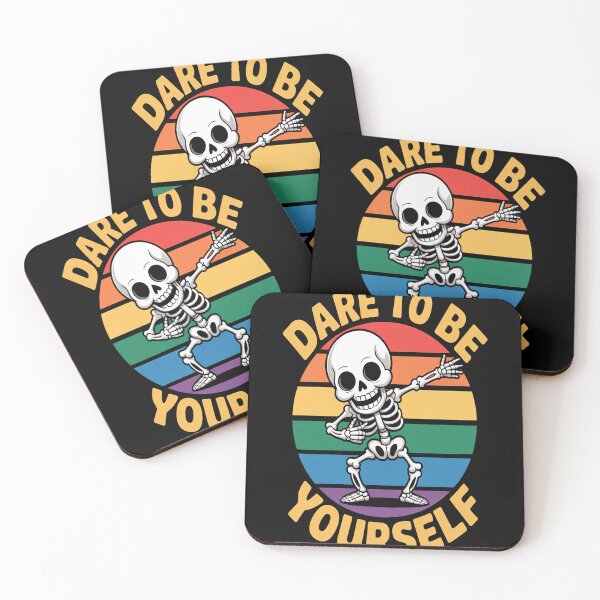 Item preview, Dare To Be Yourself Cute LGBT Pride Halloween designed and sold by VladoZork.