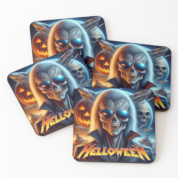 Item preview, Futuristic Alien Skeleton Halloween Battle designed and sold by Voodoo Store Paranormal Collections.
