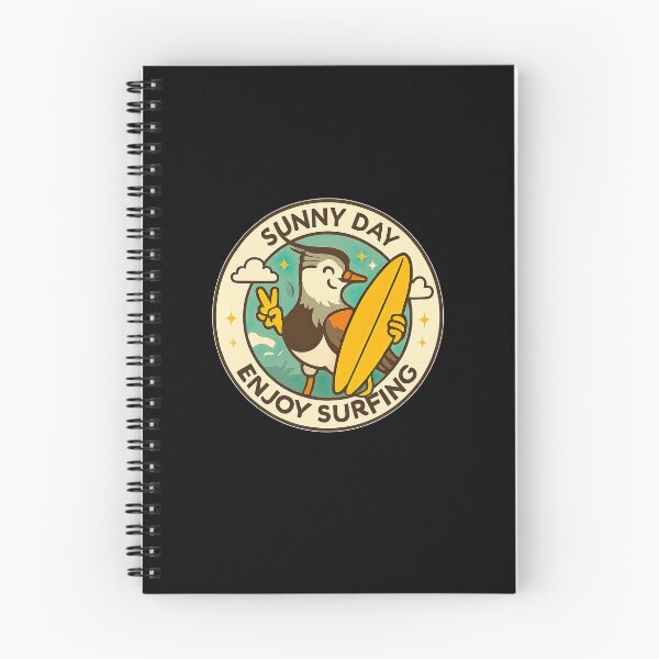 Item preview, Lapwing Surfer – Sunny Day Cartoon Bird Design designed and sold by ArteeInnovation.