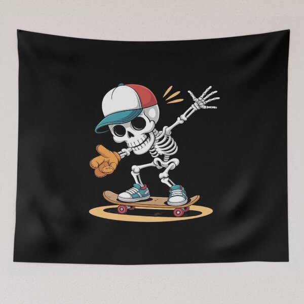 Item preview, Baseball Skateboard Dabbing Skeleton Funny designed and sold by FranzFriesen.