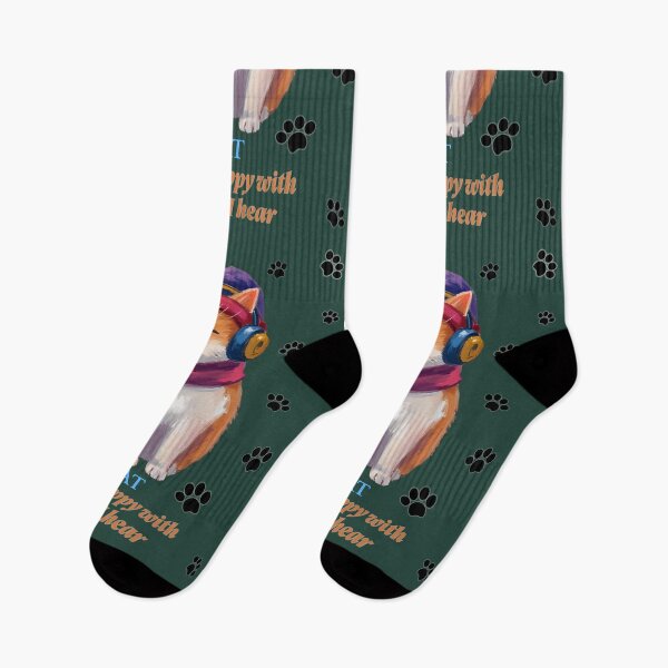 Item preview, Cat Very happy with what I hear designed and sold by 4Dart.