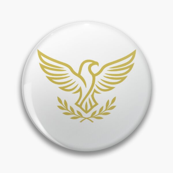 Item preview, The eagle with the gold leaf designed and sold by Objenko-studio.