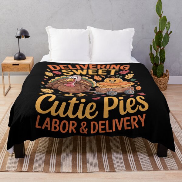 Item preview, Delivering Labor And Delivery Thanksgiving Nurse designed and sold by Turbotine.
