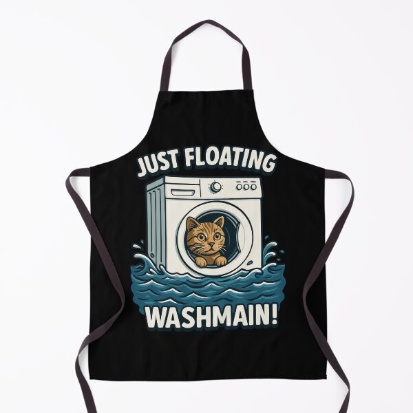 Item preview, From Fluff Cycle to Rough Cycle • Cat Floating Washing Machine designed and sold by Blok45.