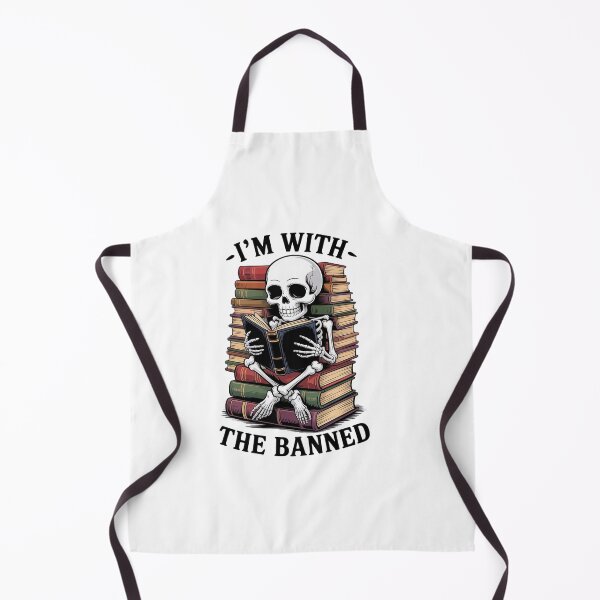 Item preview, Banned Books Lovers Bookworm Bookish Skeleton designed and sold by DrewLeuschke.