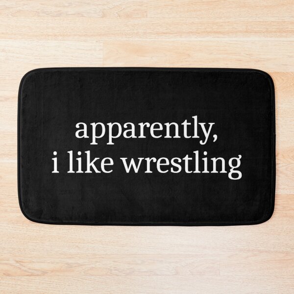 Item preview, Apparently, I Like Wrestling designed and sold by Sleepy Cat Design.