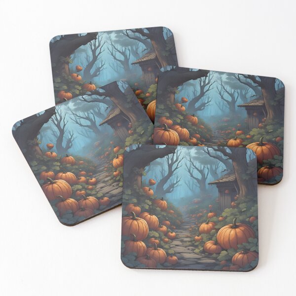 Item preview, Pumpkins in the woods during Autumn. designed and sold by janice56.