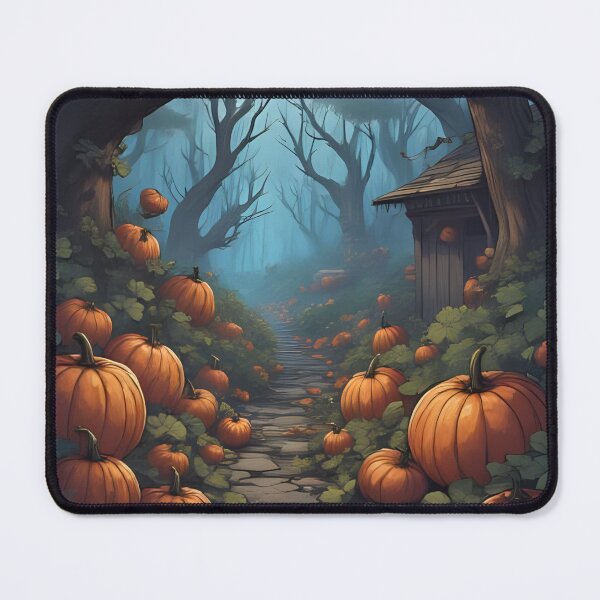 Item preview, Pumpkins in the woods during Autumn. designed and sold by janice56.