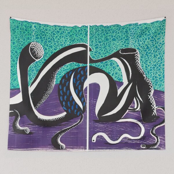 Item preview, Extending February (diptych)  By David Hockney designed and sold by DSGIJUF.