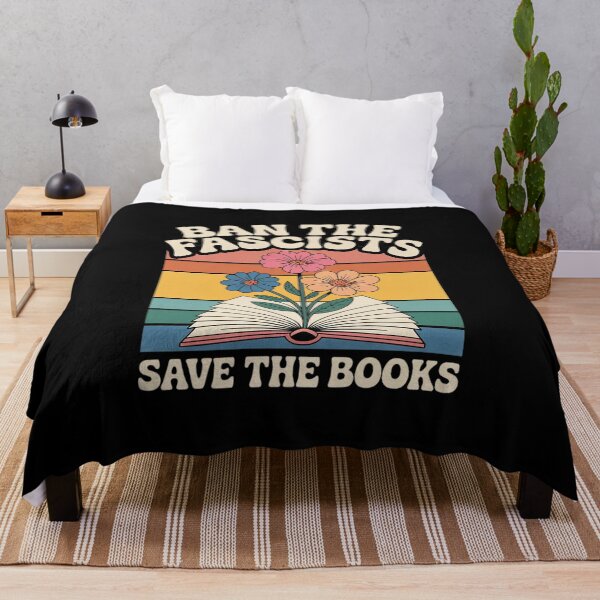 Item preview, Ban The Fascists Funny Book Lovers Support designed and sold by HaileyRobel.