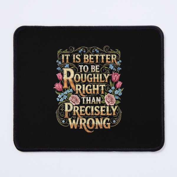 Item preview, It is better to be roughly right than precisely wrong designed and sold by Pflugart.