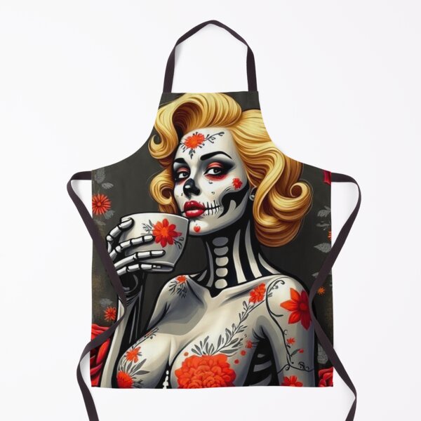 Item preview, Halloween Skeleton Sugar Skull Dia de los Muertos designed and sold by WHITE FLAME PRINTS.