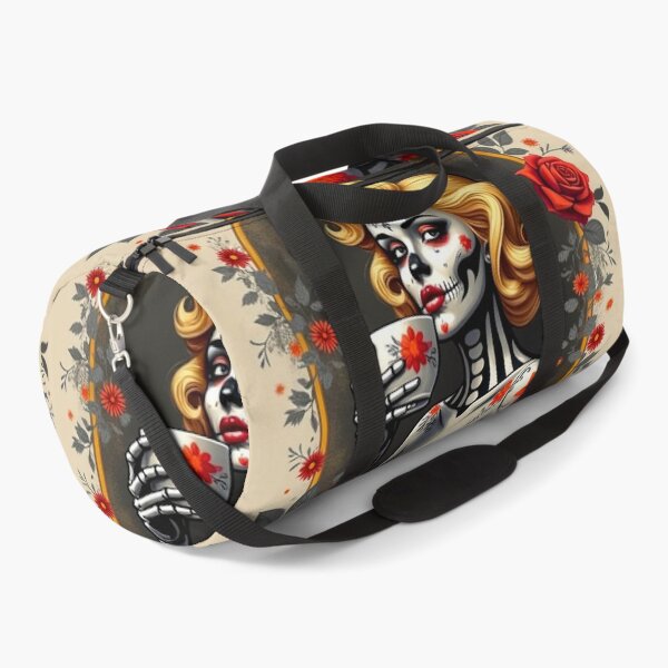Item preview, Halloween Skeleton Sugar Skull Dia de los Muertos designed and sold by WHITE FLAME PRINTS.
