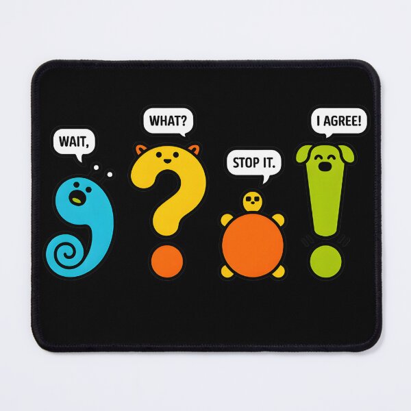 Item preview, Wait What Stop It I Agree - A funny design for grammar and English teachers who feel every punctuation mark. designed and sold by ZyziowskyArt.