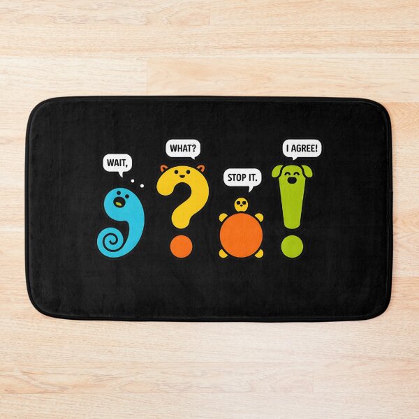 Item preview, Wait What Stop It I Agree - A funny design for grammar and English teachers who feel every punctuation mark. designed and sold by ZyziowskyArt.
