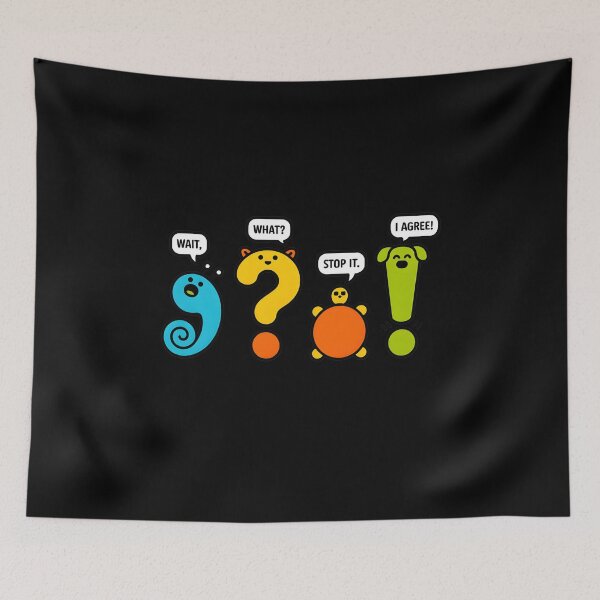 Item preview, Wait What Stop It I Agree - A funny design for grammar and English teachers who feel every punctuation mark. designed and sold by ZyziowskyArt.