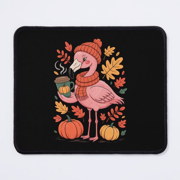 Item preview, Flamingo Coffee Thanksgiving Autumn Lovers designed and sold by Turbotine.