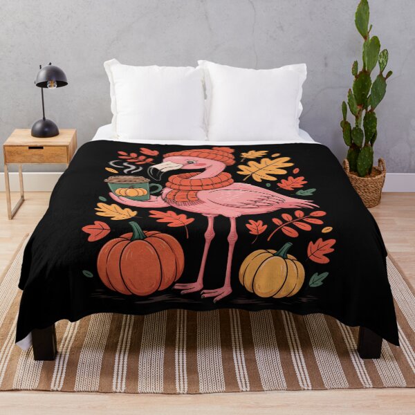 Item preview, Flamingo Coffee Thanksgiving Autumn Lovers designed and sold by Turbotine.