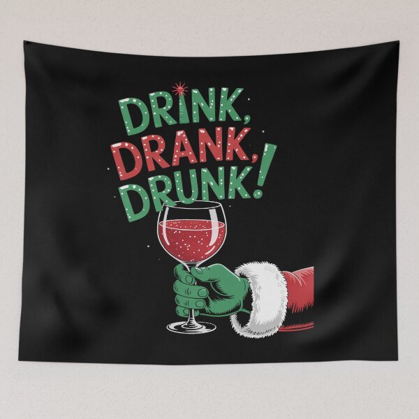 Item preview, Funny Christmas Drink xmas holiday Wine designed and sold by Turbotine.
