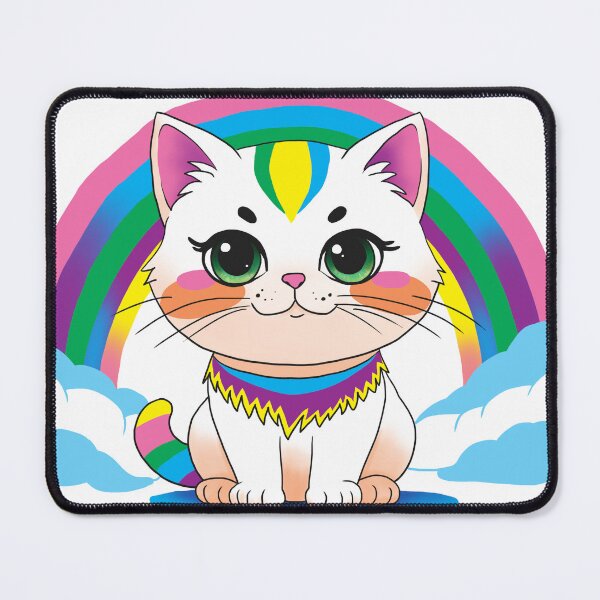 Item preview, Rainbow Cat - Cute Kitten designed and sold by QuirkyMint.