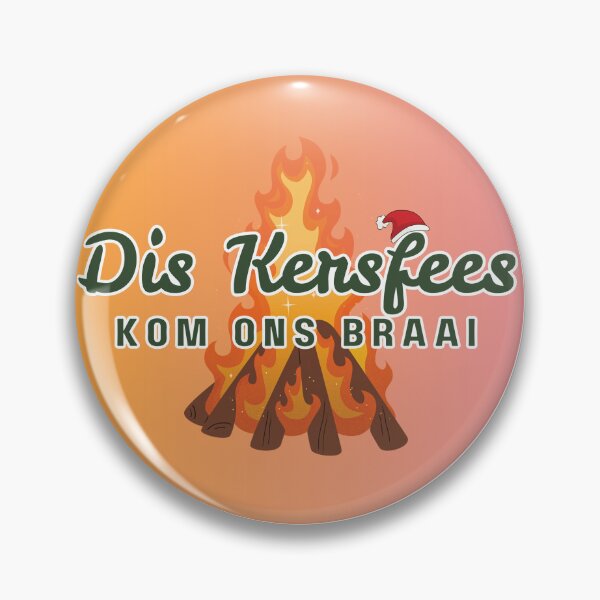 Item preview, Kersfees Braai Afrikaans Xmas Funny Design designed and sold by Nadz From Pixelplay.