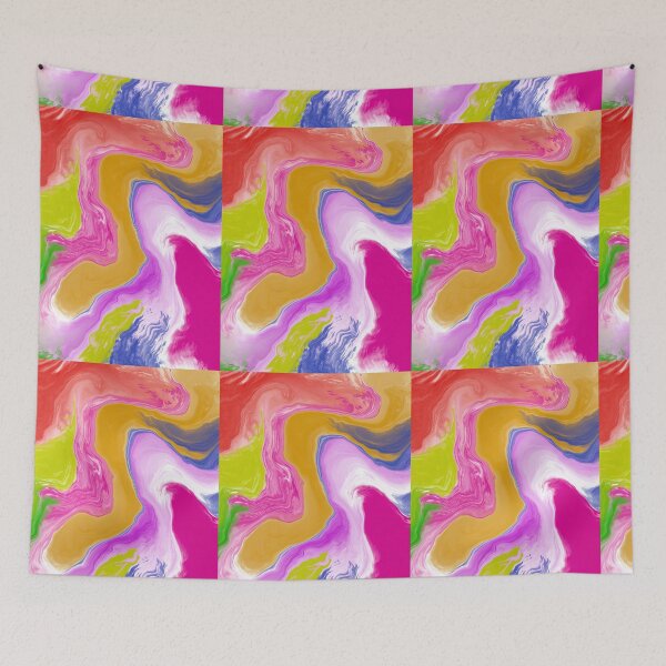 Item preview, Colorful Abstract Fluid Art – Vibrant Swirl Design designed and sold by Kruti Collection.