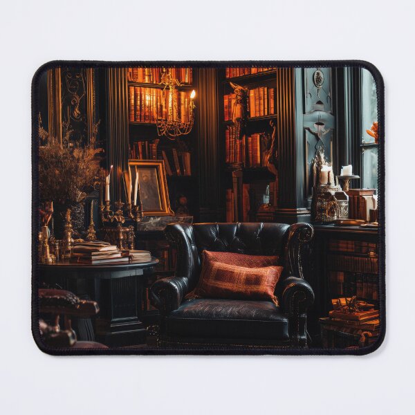 Item preview, Dark Academia Library - Gothic Autumn Reading Nook designed and sold by The Artfiller.