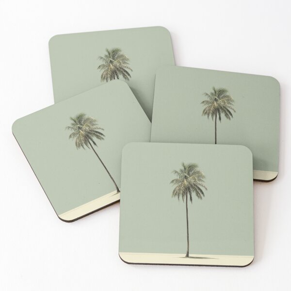 Item preview, Minimalist Tropical Coconut Palm Tree Silhouette - Summer Beach Vibe designed and sold by The Artfiller.