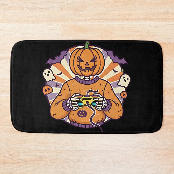 Item preview, Pumpkin Gamer Skeleton Funny Halloween Gaming Humor Design For Players Ghost Fans And Fall Lovers designed and sold by ArtDesignTp.