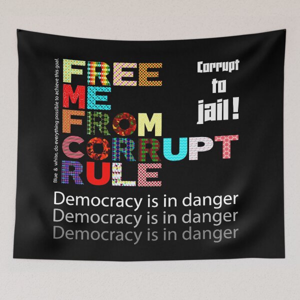 Item preview, Free me from corrupt rule 2 designed and sold by Design4uStudio.