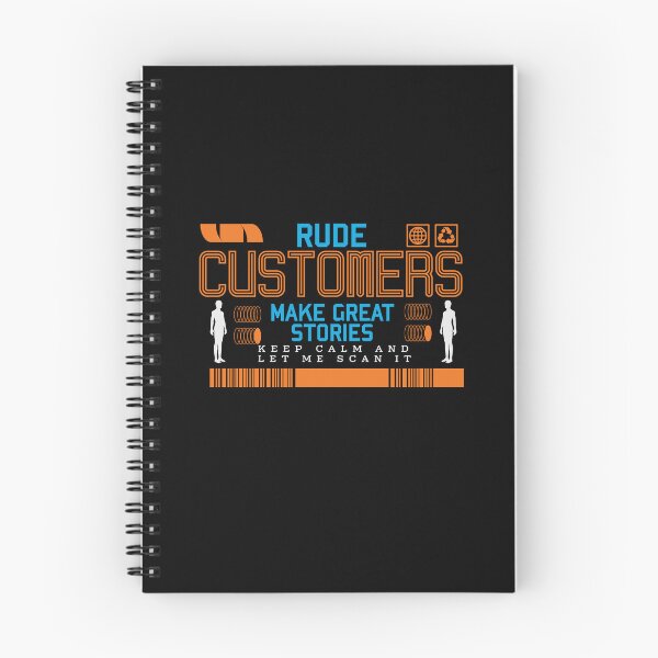Item preview, Rude Customers Make Great Stories designed and sold by AdventArt.