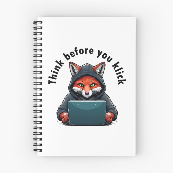 Item preview, Think before you click - Cyber Security designed and sold by HandicraftArt.