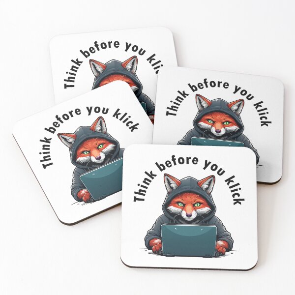 Item preview, Think before you click - Cyber Security designed and sold by HandicraftArt.