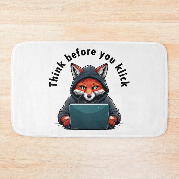 Item preview, Think before you click - Cyber Security designed and sold by HandicraftArt.