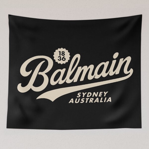 Item preview, Balmain Sydney Harbor Suburb Hand Lettering  designed and sold by Boogosh.