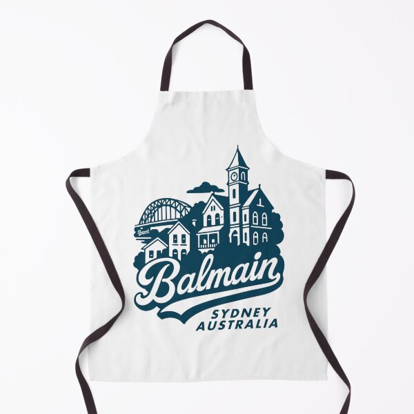 Item preview, Balmain Australia Harbor Skyline Hand Lettering Art designed and sold by Boogosh.