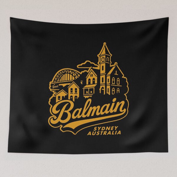 Item preview, Sydney Balmain Skyline Vintage Typography Design   designed and sold by Boogosh.