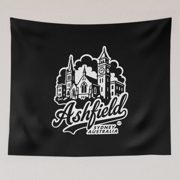 Item preview, Ashfield Sydney Neighborhood Logo designed and sold by Boogosh.