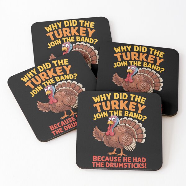 Item preview, Funny Thanksgiving Joke Turkey Drummer designed and sold by DeadlockCrew.