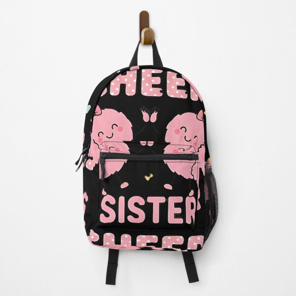 Item preview, Cheer Sister Cute Pink Pom Poms Funny Cheerleader Team Design For Girls Squad Fans And School Spirit Lovers designed and sold by ArtDesignTp.